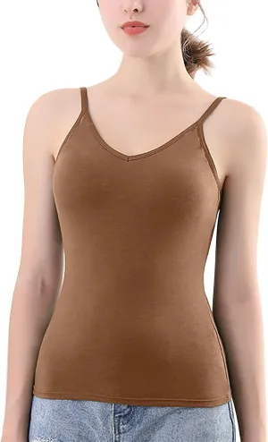 2025 Yoga Racerback Tank Top for Women with Built in Bra,Women's Padded Sports Bra Fitness Workout Running Shirts