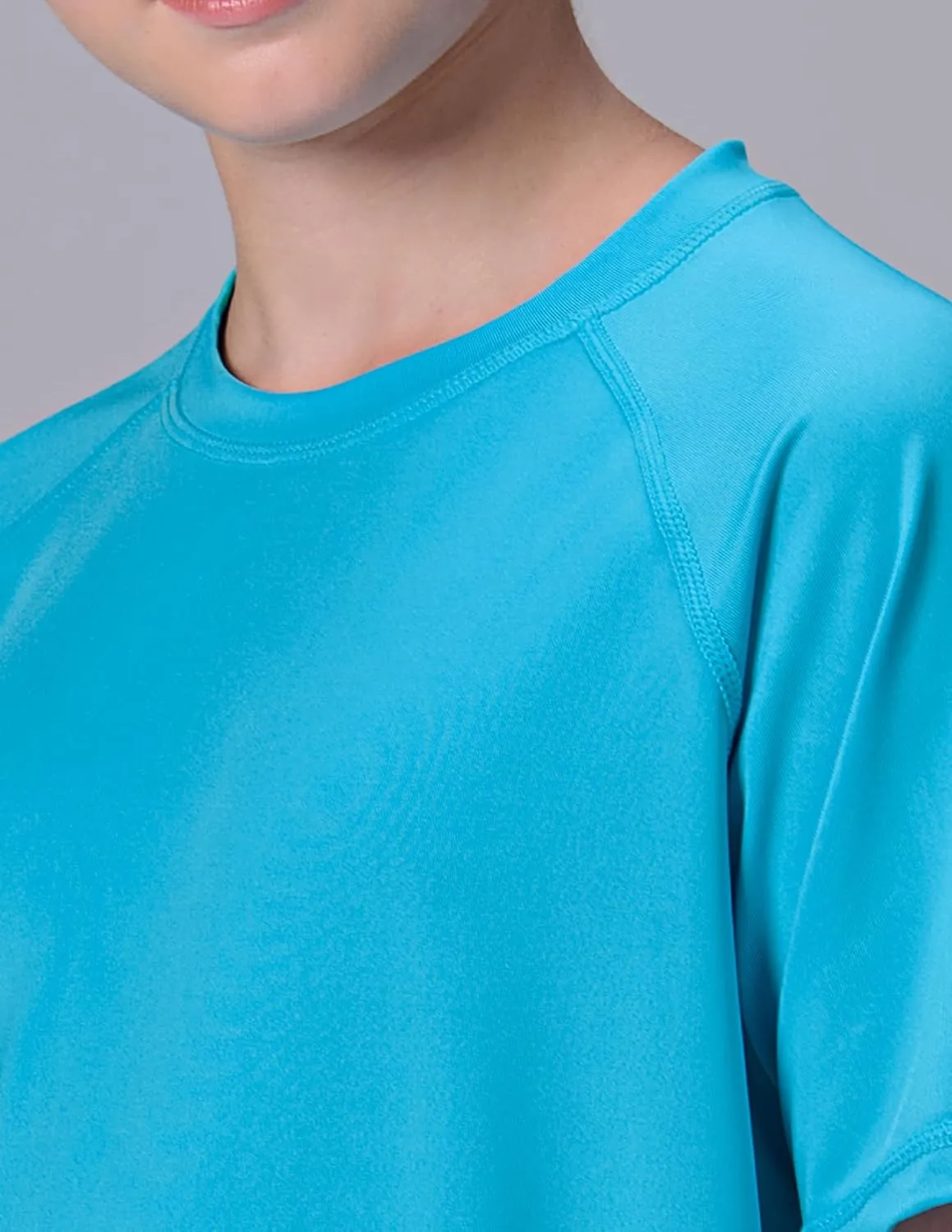 3 Pack Boys' UPF 50  Rash Guard Short Sleeve Swim Shirts, Quick Dry UV Protection Swimwear for Kids