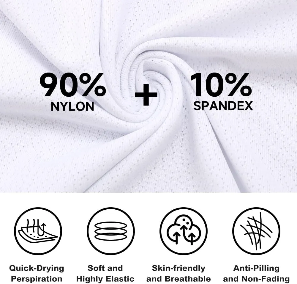 3 Pack Men Gym Tops for Men Running Shirts Men Quick Dry Sport Training Short Sleeve Tops Breathable Athletic Workout T Shirt