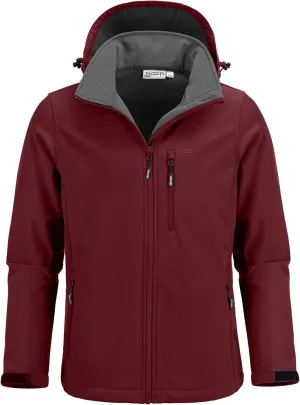 33,000ft Men's Softshell Jacket with Hood Fleece Lined Windbreaker Lightweight Waterproof Jackets for Hiking