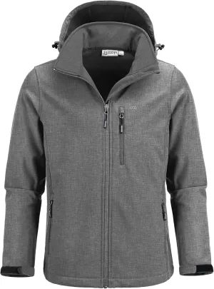 33,000ft Men's Softshell Jacket with Hood Fleece Lined Windbreaker Lightweight Waterproof Jackets for Hiking