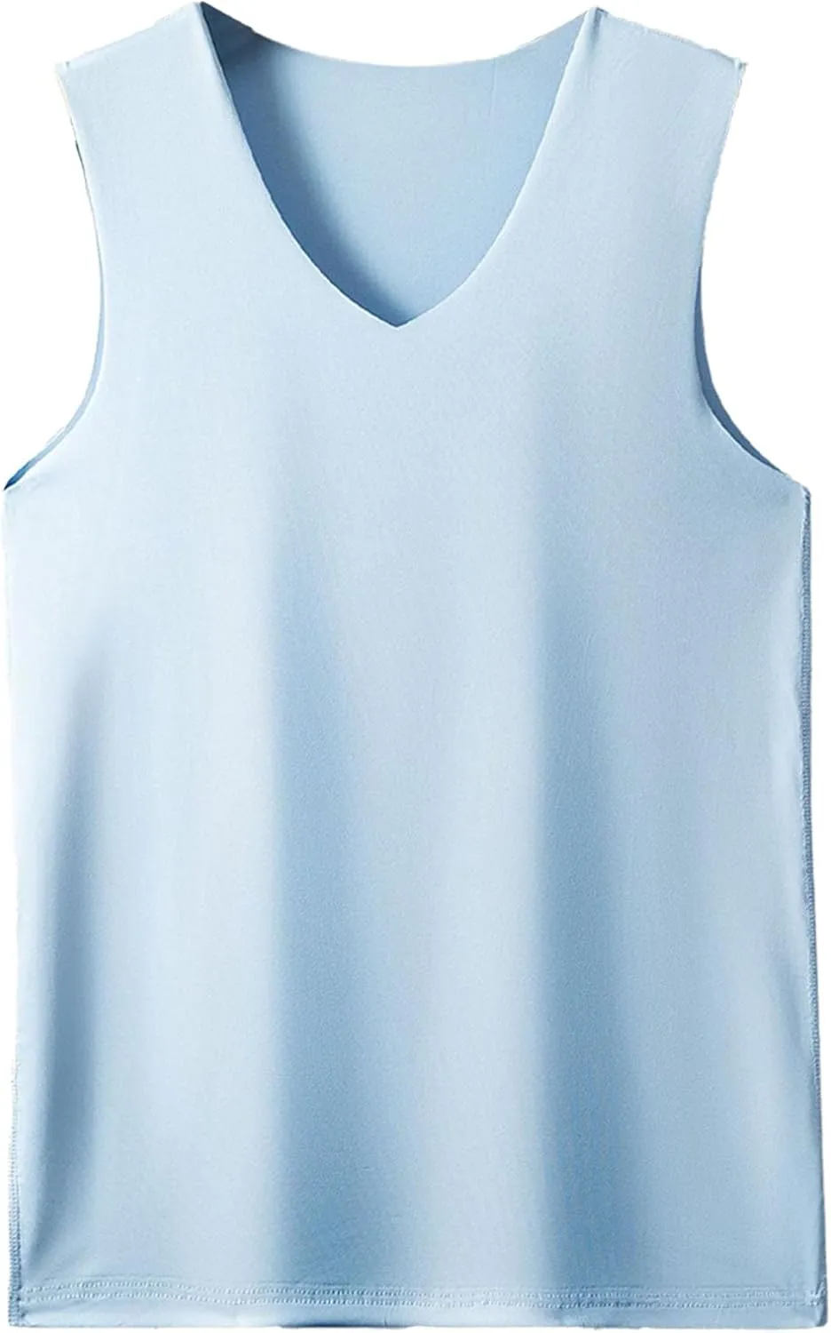 6 Pack Men's Workout Tank Tops V-Neck Sleeveless Athletic T-Shirts Lightweight Breathable Running Tops Undershirts