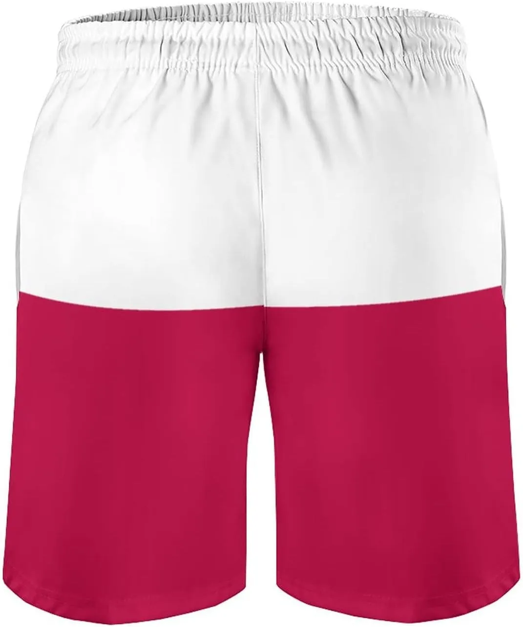 Adugen Origei Greenland Flag Quick Dry Swimming Shorts Surf Men's Quick Dry Beach Swim Trunk XL