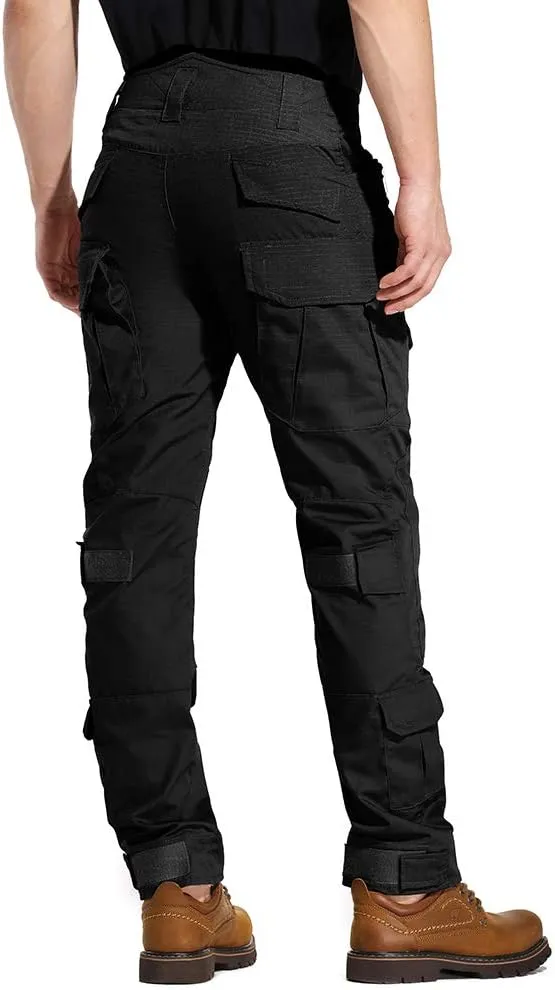AKARMY Men's Hiking Pants, Casual Camouflage Multi-Pocket Cargo Pants