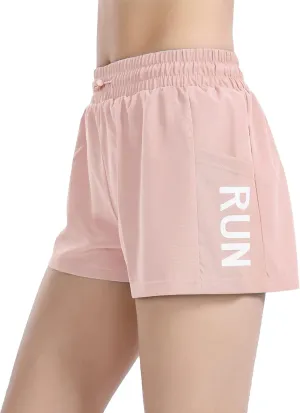 ALWAYS High Waisted Women's Shorts - Inner Layer Quick Dry Athletic Running Shorts