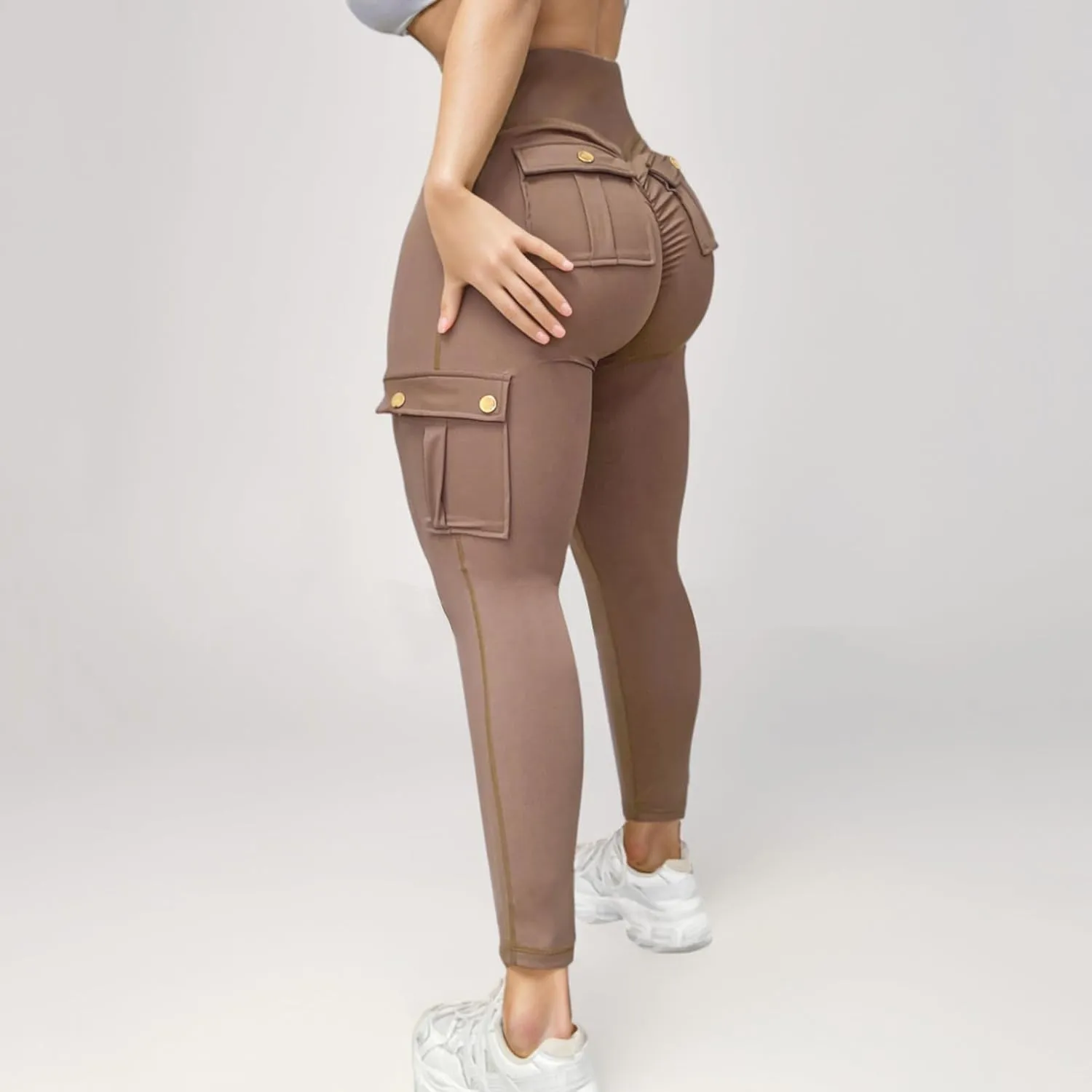 Ankle Length Leggings for Women, Work Out Clothes Women,Ladies Yoga Pants with Pockets,Womens Yoga Pants