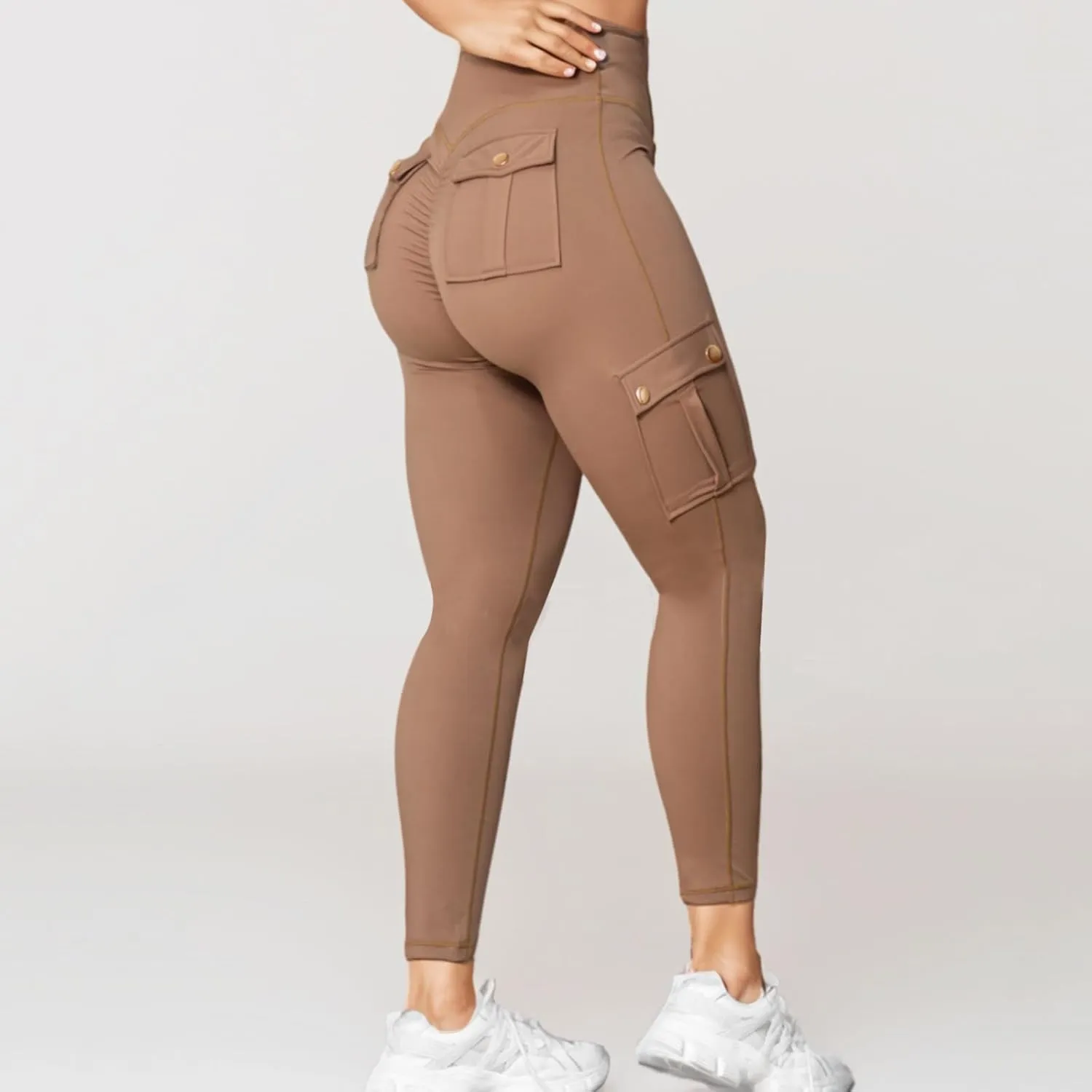 Ankle Length Leggings for Women, Work Out Clothes Women,Ladies Yoga Pants with Pockets,Womens Yoga Pants