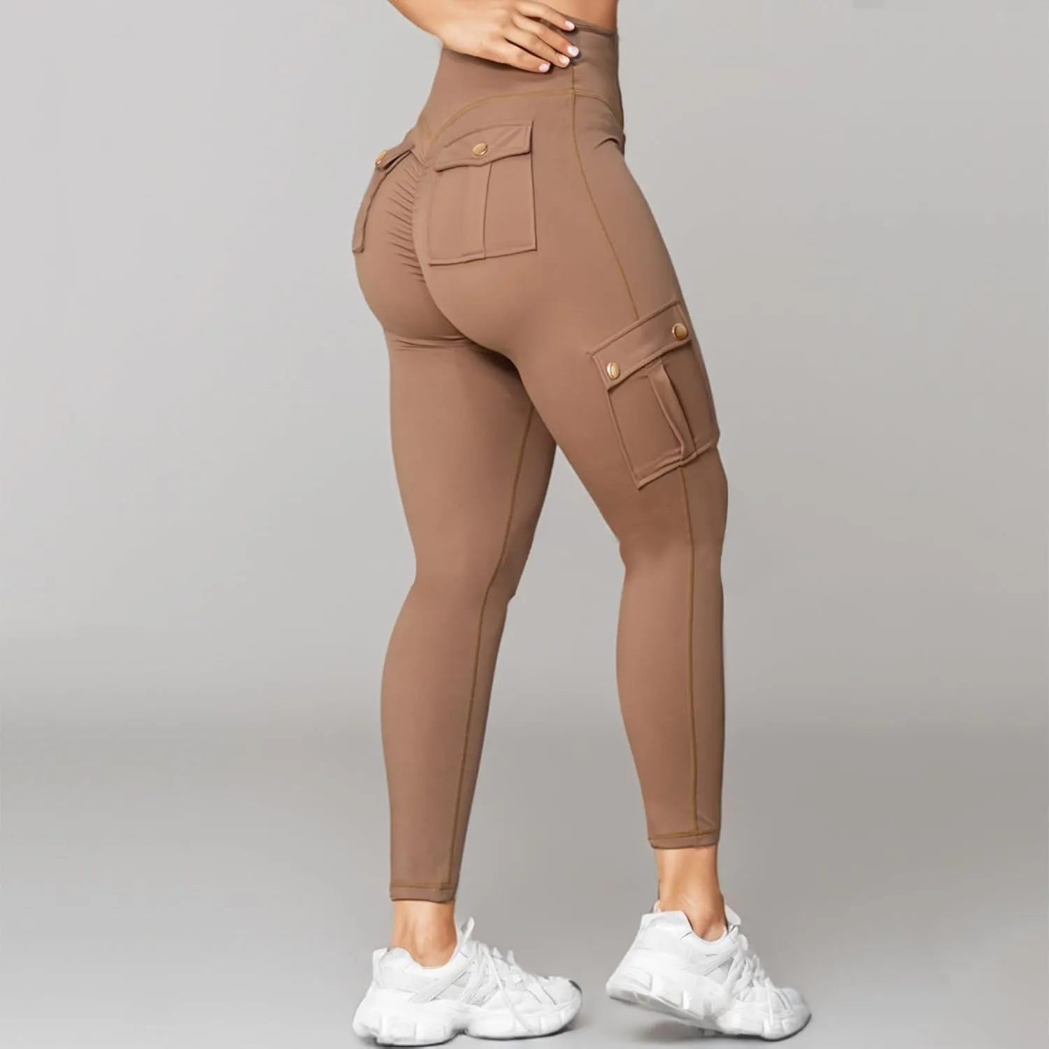 Ankle Length Leggings for Women, Work Out Clothes Women,Ladies Yoga Pants with Pockets,Womens Yoga Pants