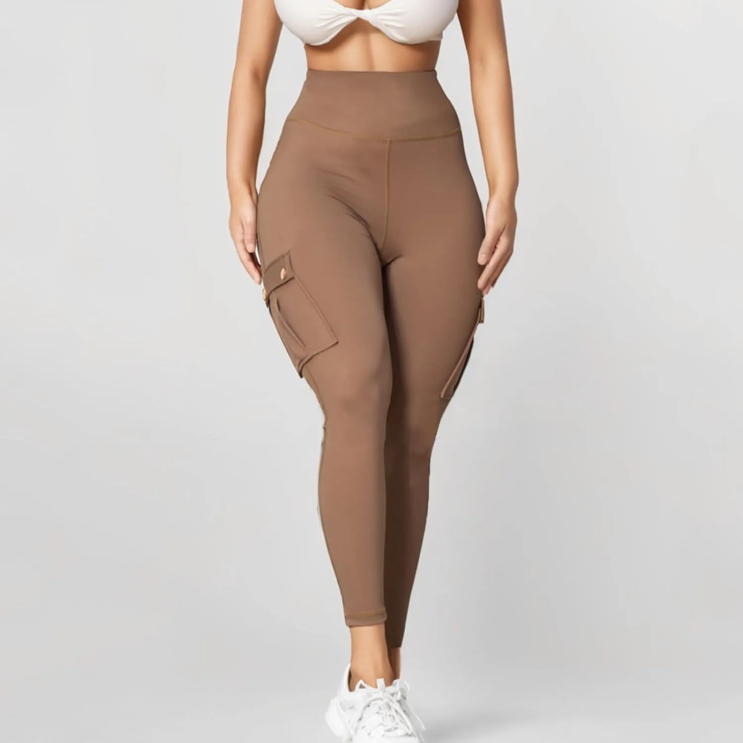 Ankle Length Leggings for Women, Work Out Clothes Women,Ladies Yoga Pants with Pockets,Womens Yoga Pants