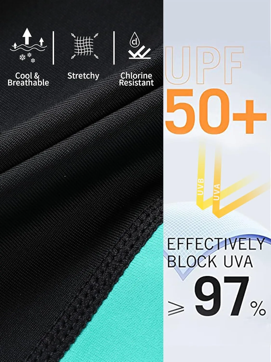 ATTRACO High Waisted Swim Pants - Women's Swim Leggings