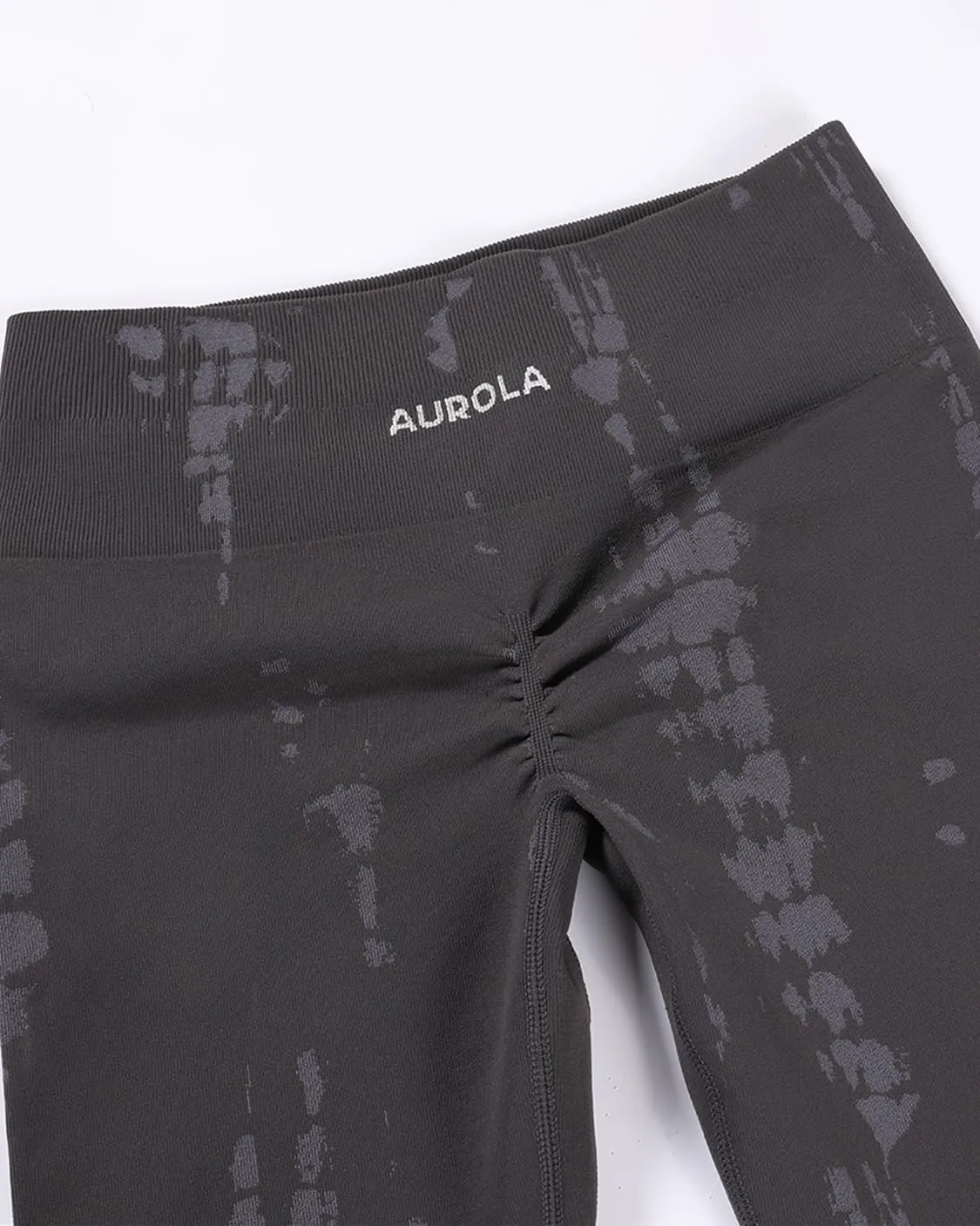 AUROLA Serpent Snake Seamless Scrunch Workout Leggings for Women,Girls Squat Proof Ribbed Thick Active Gym Pants