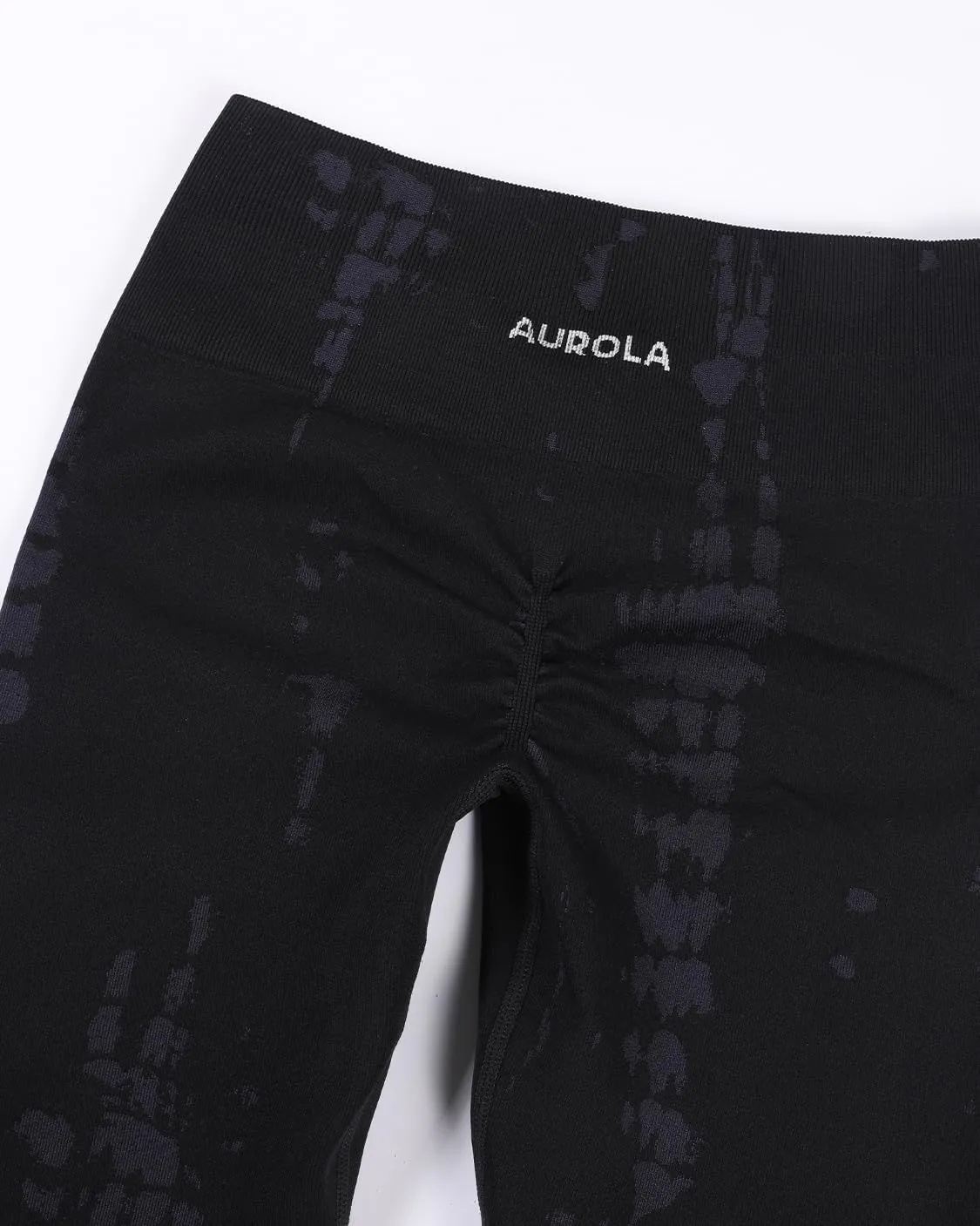 AUROLA Serpent Snake Seamless Scrunch Workout Leggings for Women,Girls Squat Proof Ribbed Thick Active Gym Pants