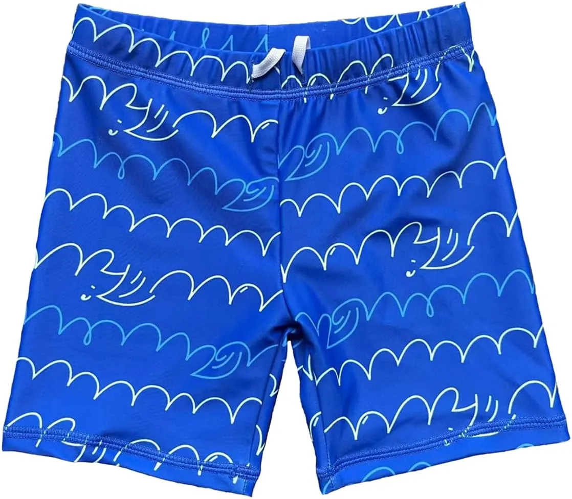 Baby Toddler Boys Two Pieces Swimsuit Set Swimwear Dinosaur Bathing Suit Rash Guards with Hat UPF 50 