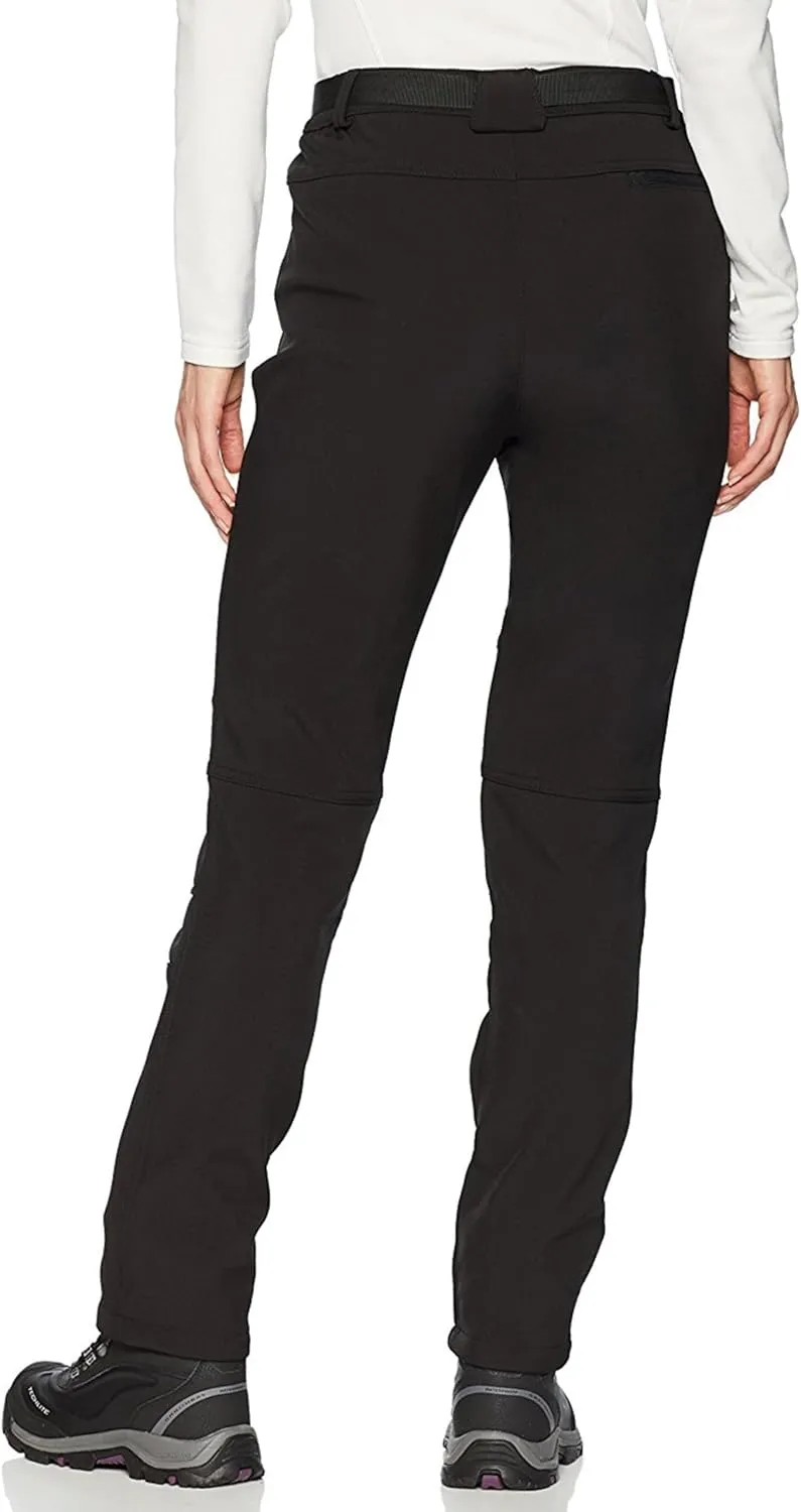 BenBoy Women's Outdoor Waterproof Windproof Fleece Slim Cargo Snow Ski Hiking Pants