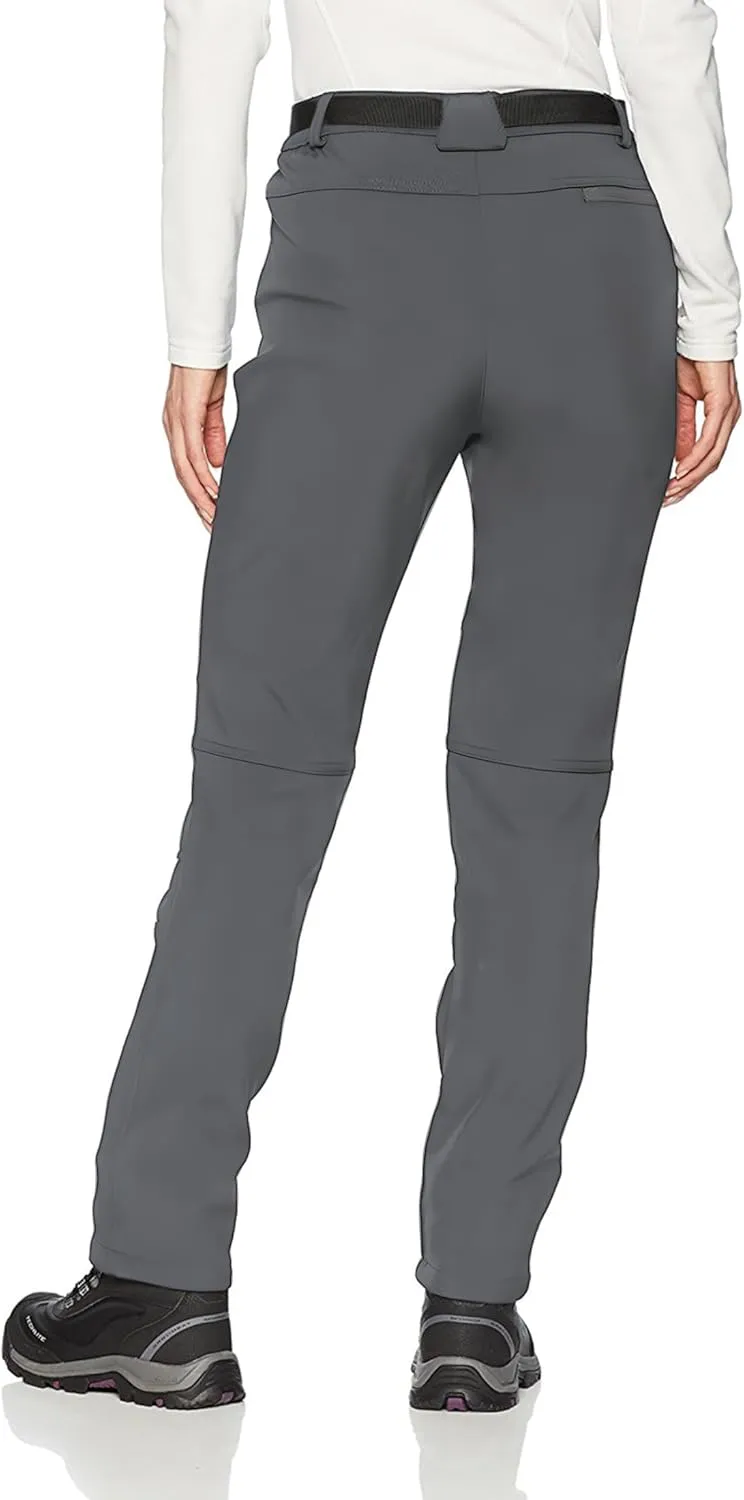 BenBoy Women's Outdoor Waterproof Windproof Fleece Slim Cargo Snow Ski Hiking Pants