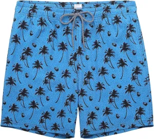 Biwisy Mens Swim Trunks Quick Dry Swim Shorts with Mesh Lining Funny Beach Shorts