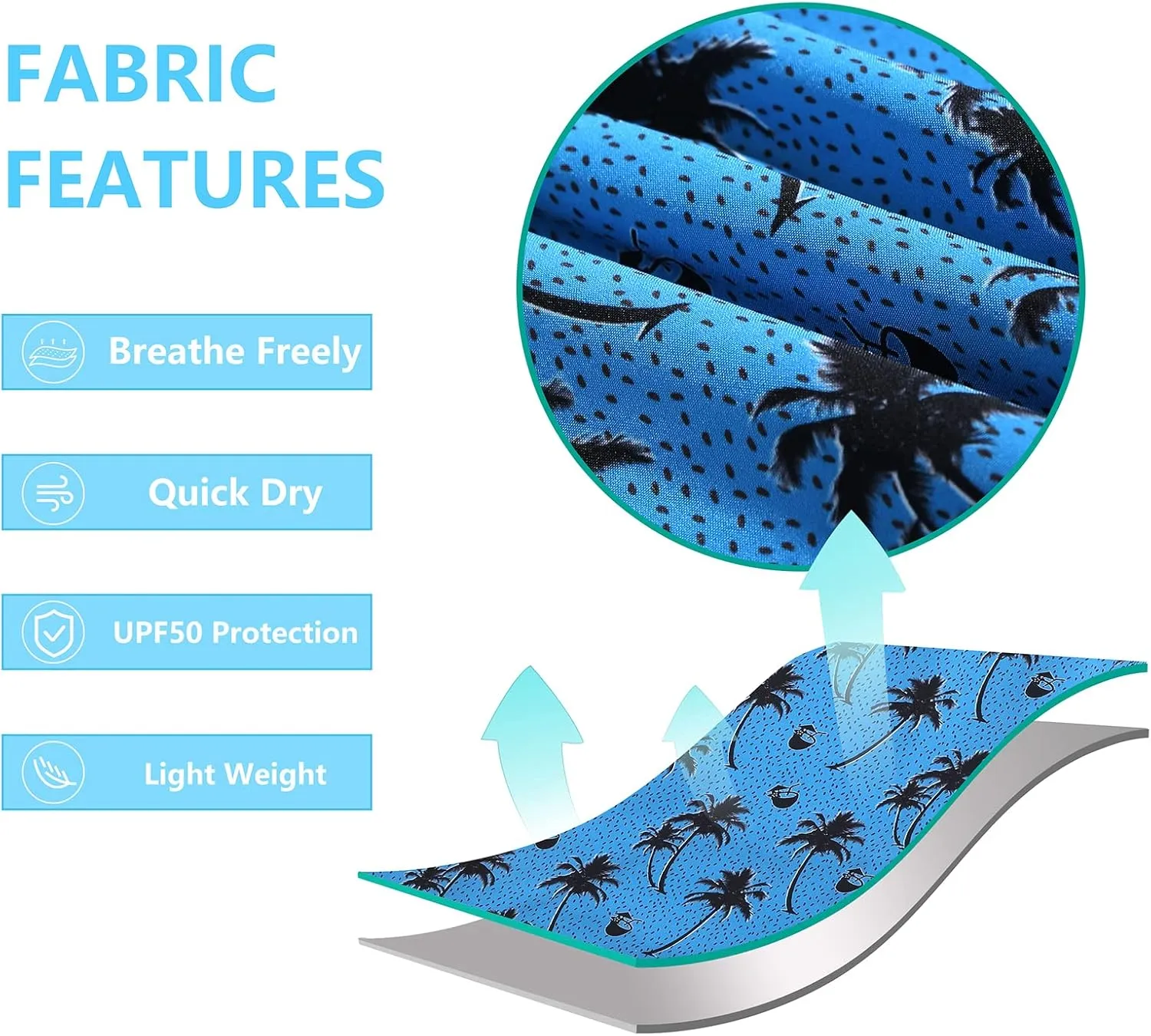 Biwisy Mens Swim Trunks Quick Dry Swim Shorts with Mesh Lining Funny Beach Shorts