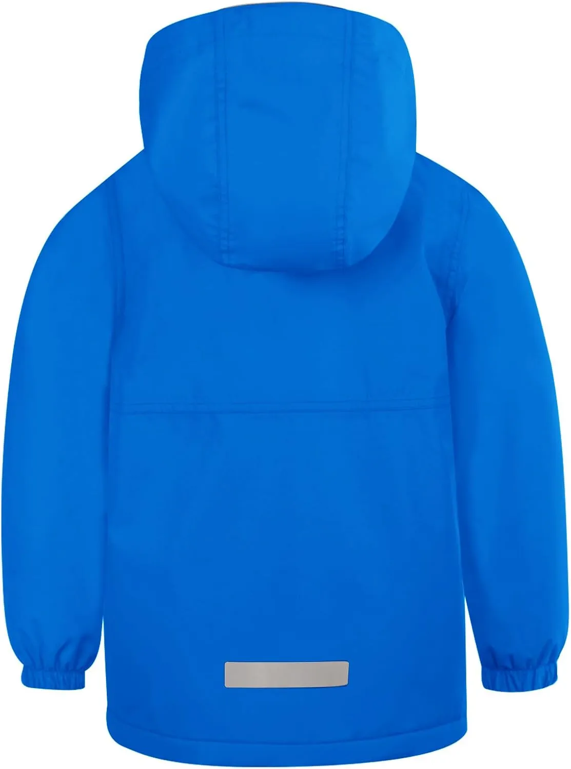 Boys Girls Kids Softshell Jacket With Hood Lightweight Waterproof Warm Raincoats Fleece Lined Windbreakers for Kids