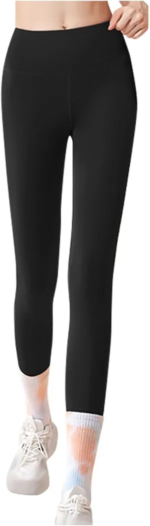 Butt Lift Leggings with Pockets, Plus Size Womens Leggings,High Waist Yoga Pants,Womens High Waisted Leggings