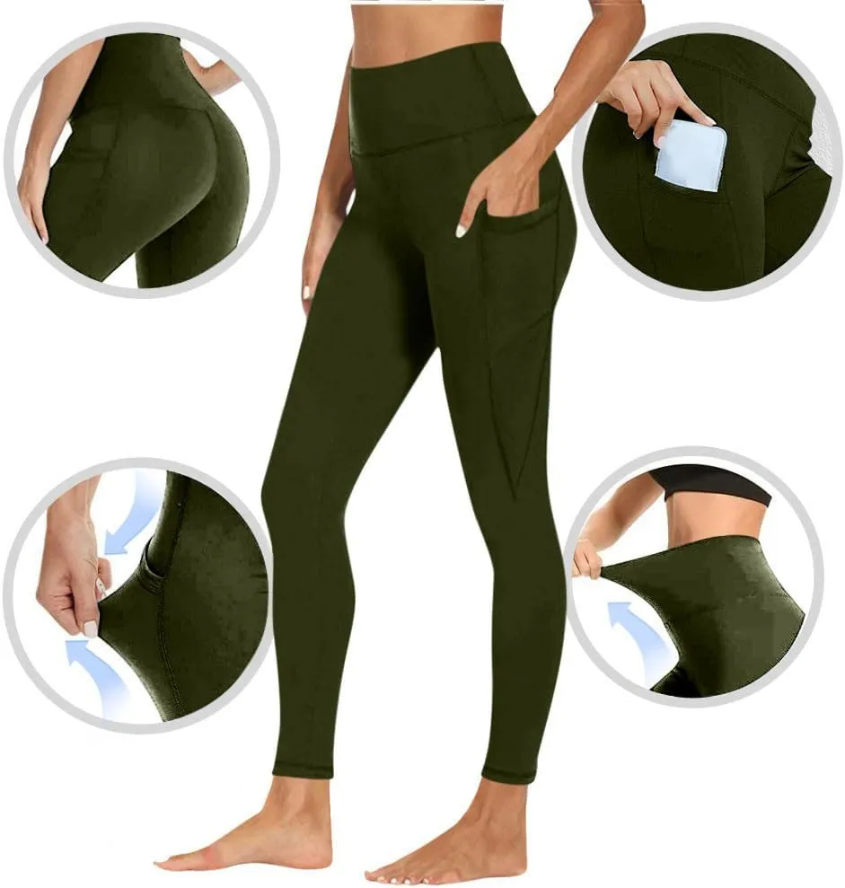 Butt Lift Leggings with Pockets, Tummy Control Pants for Women,Active Wear Pants for Woman,Stretchy Pants