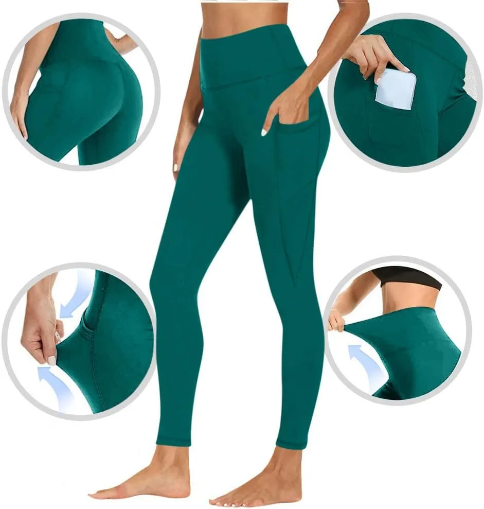 Butt Lift Leggings with Pockets, Tummy Control Pants for Women,Active Wear Pants for Woman,Stretchy Pants
