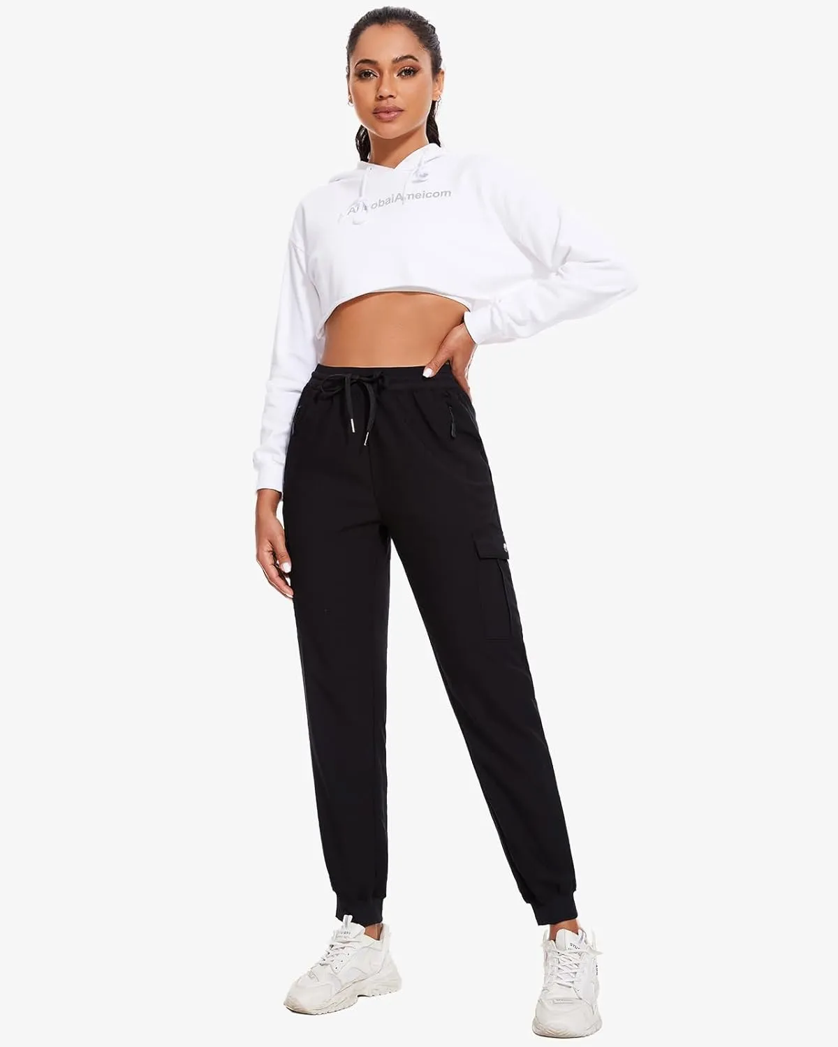 Cargo Hiking Pants for Women Summer Cargo Joggers Lightweight Quick Dry