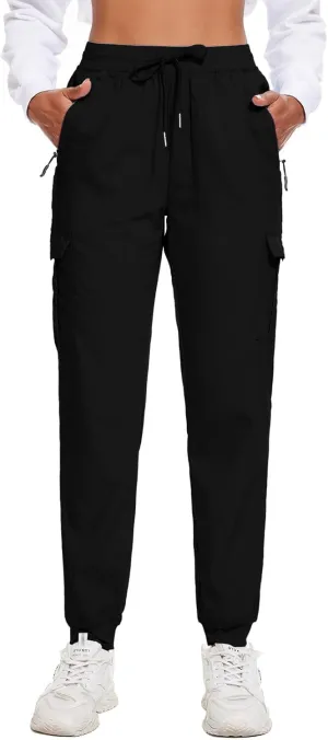 Cargo Hiking Pants for Women Summer Cargo Joggers Lightweight Quick Dry
