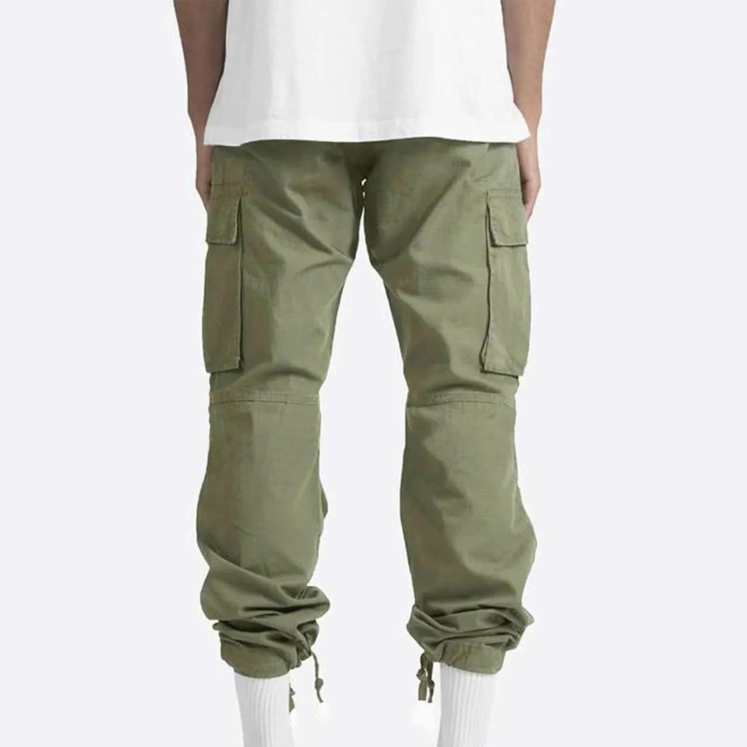 Cargo Pants for Men Baggy Relaxed Fit Causal Work Trousers Outdoor Hiking Cargo Sweatpants Pockets Athletic Joggers