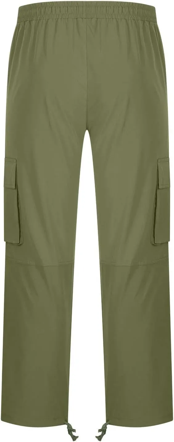 Cargo Pants for Men Baggy Relaxed Fit Causal Work Trousers Outdoor Hiking Cargo Sweatpants Pockets Athletic Joggers