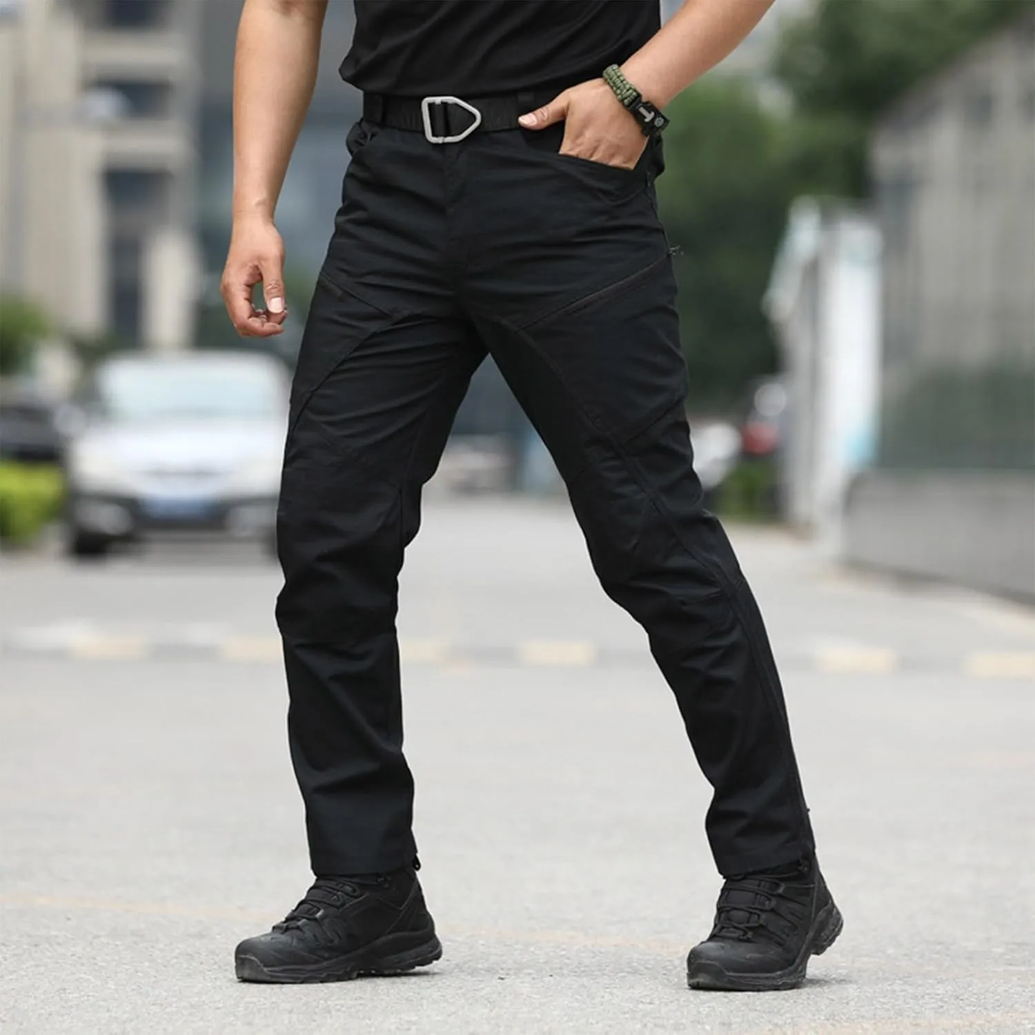 Cargo Pants for Men Multi Pockets Pants Casual Relaxed Fit Ripstop Hiking Pants Tactic Trousers