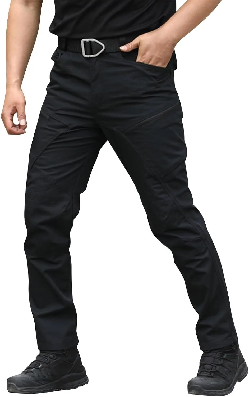 Cargo Pants for Men Multi Pockets Pants Casual Relaxed Fit Ripstop Hiking Pants Tactic Trousers