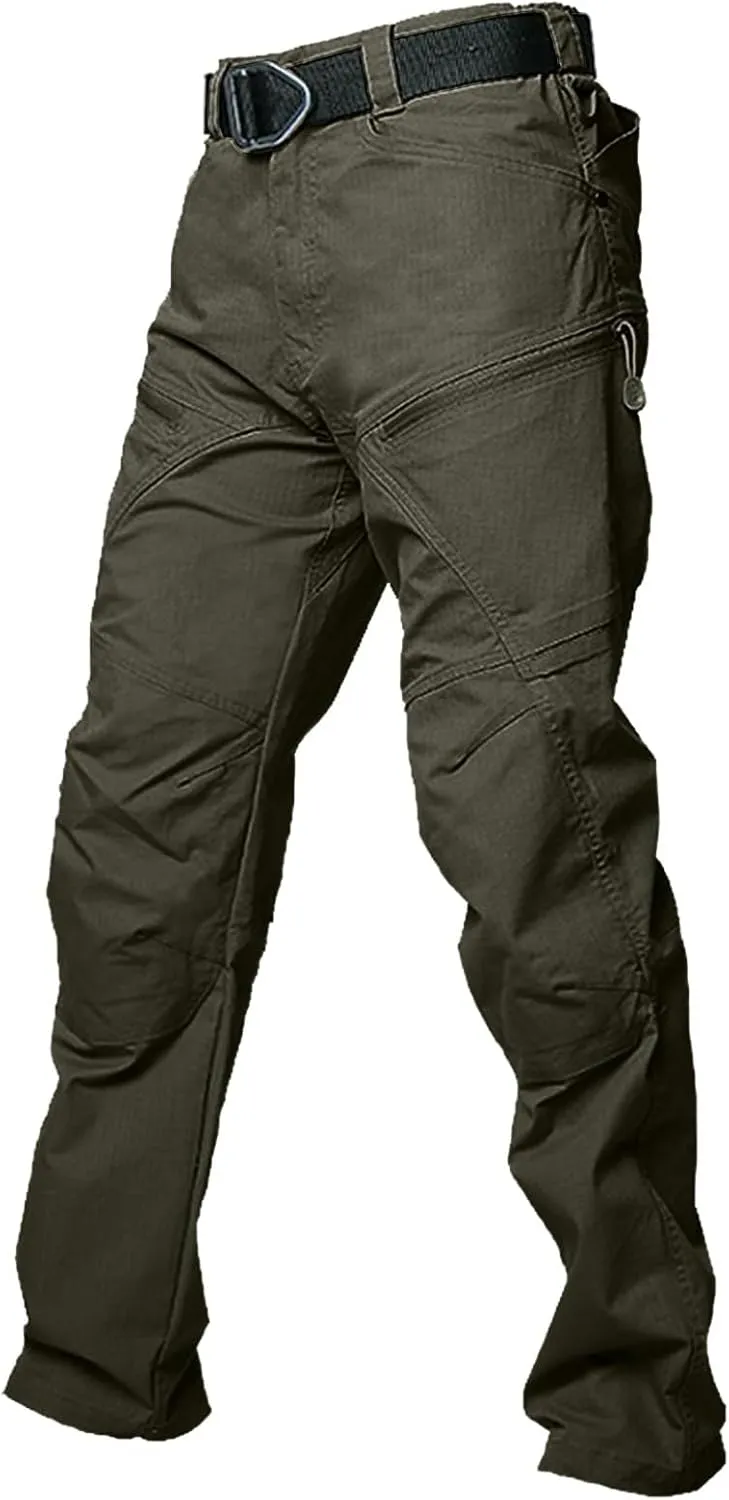 Cargo Pants for Men, Tactic Pants for Men Work Hiking Water Resistant Ripstop Flex Lightweight Outdoor Trousers
