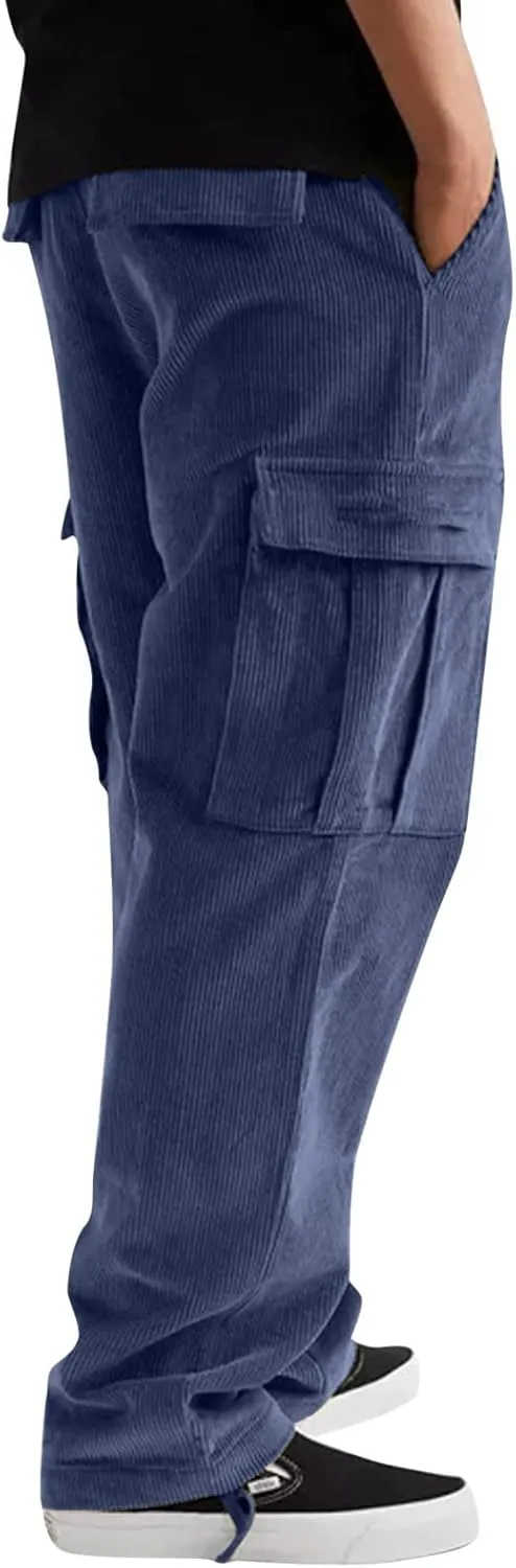 Cargo Pants for Men,Mens Casual Fashion Joggers Sports Pants Cotton Pants Gym Sweatpants Trousers Long Pant