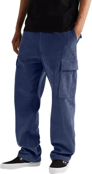 Cargo Pants for Men,Mens Casual Fashion Joggers Sports Pants Cotton Pants Gym Sweatpants Trousers Long Pant