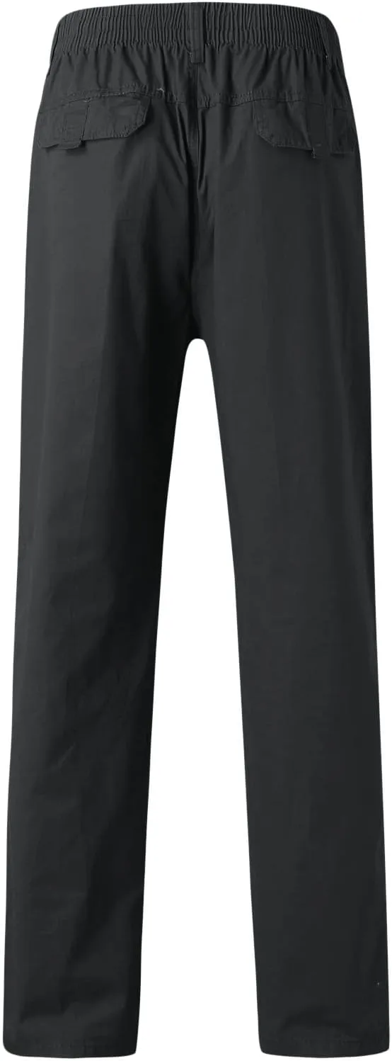Cargo Pants for Men,Multi Pockets Slim Pants Combat Work Trousers Outdoor Casual Straight Fit Army Sweatpants
