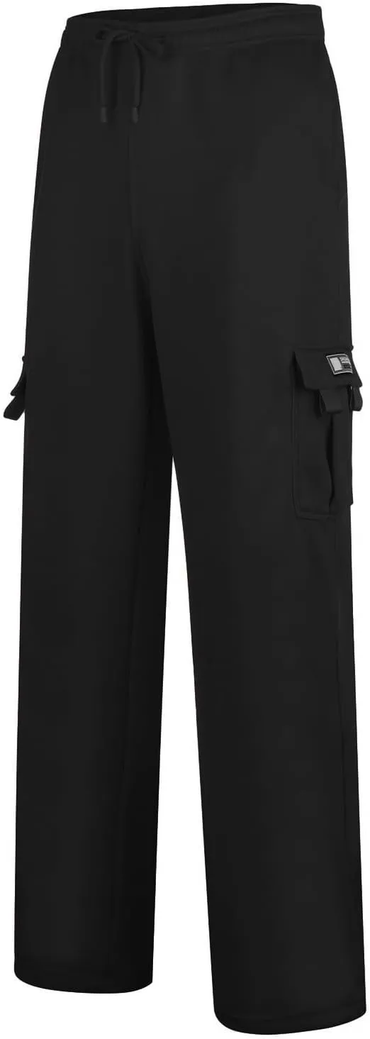 Cargo Work Pant Men Casual Track Lounge Pants Gym Yoga Sweatpant Multiple Pockets Joggers Sweat Pant