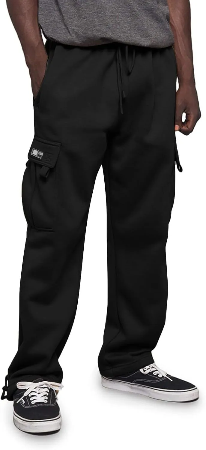 Cargo Work Pant Men Casual Track Lounge Pants Gym Yoga Sweatpant Multiple Pockets Joggers Sweat Pant