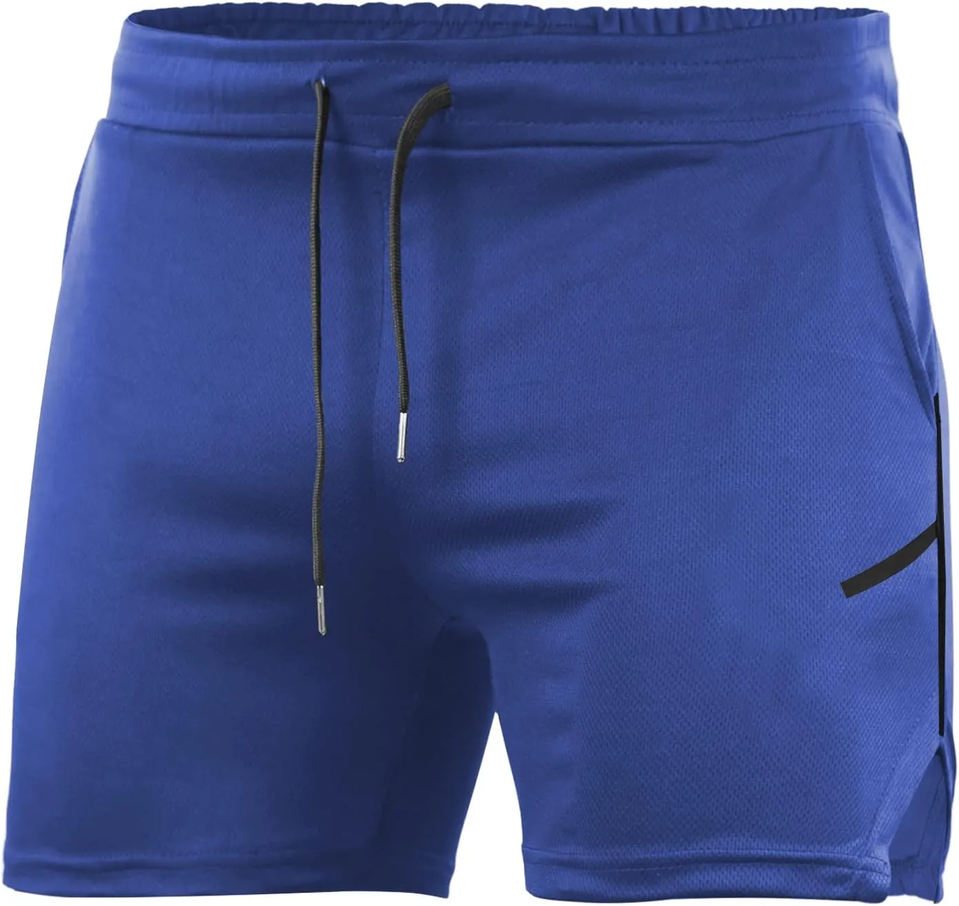 CEHT Mens Workout Running Shorts Lightweight Athletic Gym Shorts with Zipper Pockets