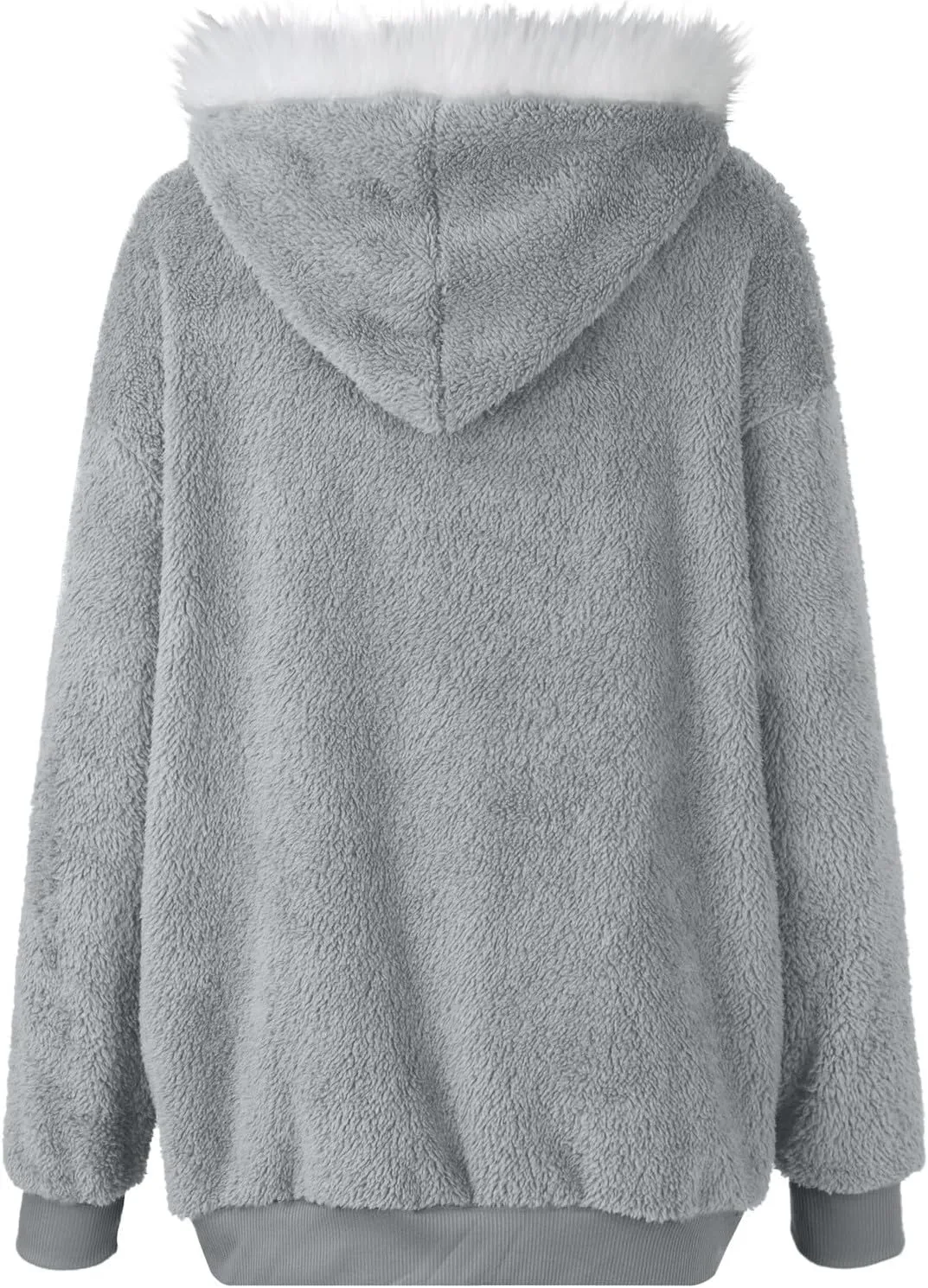 ChicCrate Winter Jackets For Women Zip Up Fleece Jacket Fuzzy Fashion Cardigan Warm Clothes Sherpa Plaid Coat