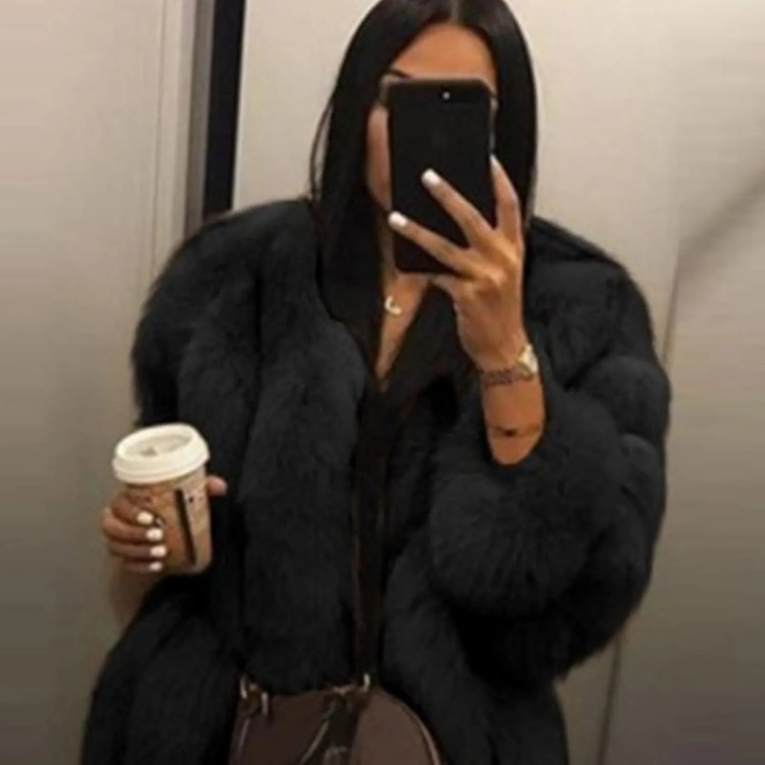 ChicCrate Women's Winter Coat 2025 Sherpa Fleece Shearling Trendy Jackets Warm Clothes Oversized Open Front Cardigan Outwear