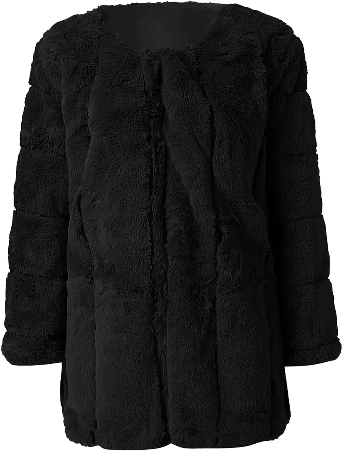 ChicCrate Women's Winter Coat 2025 Sherpa Fleece Shearling Trendy Jackets Warm Clothes Oversized Open Front Cardigan Outwear