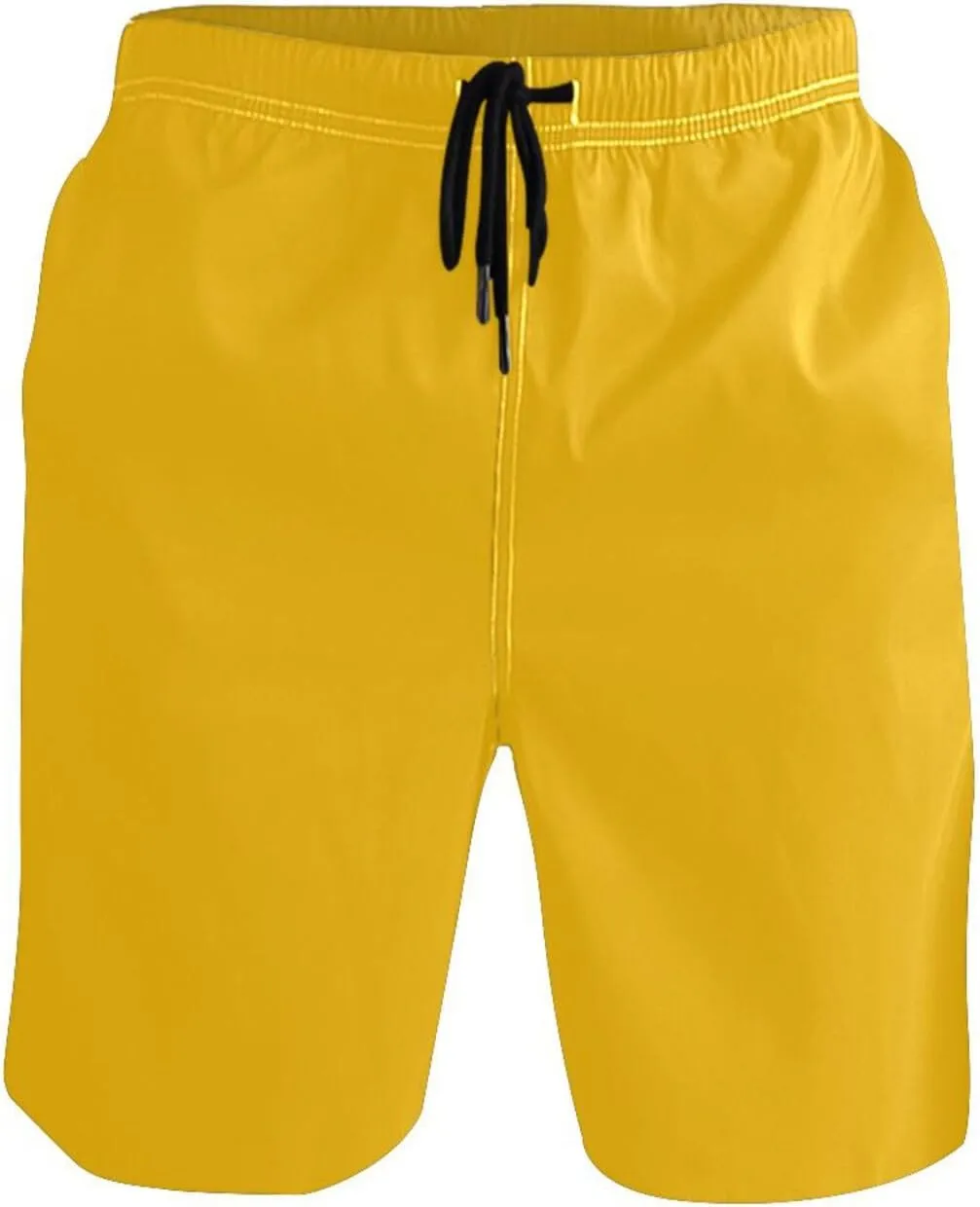 CHIFIGNO Teal Boho Spots Cream Swimming Shorts Men, Small Quick Dry Beach Shorts, Swimshorts for Men