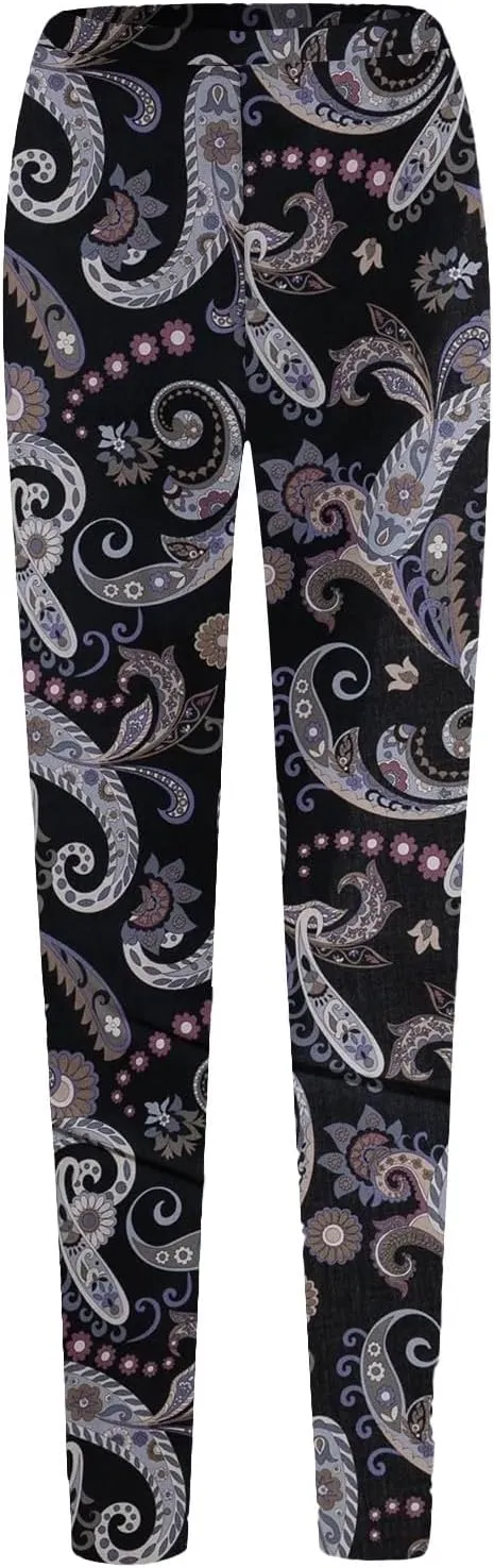 Christmas Tree Leggings for Women Warm Patterned Tights for Women Gym Pants for Woman