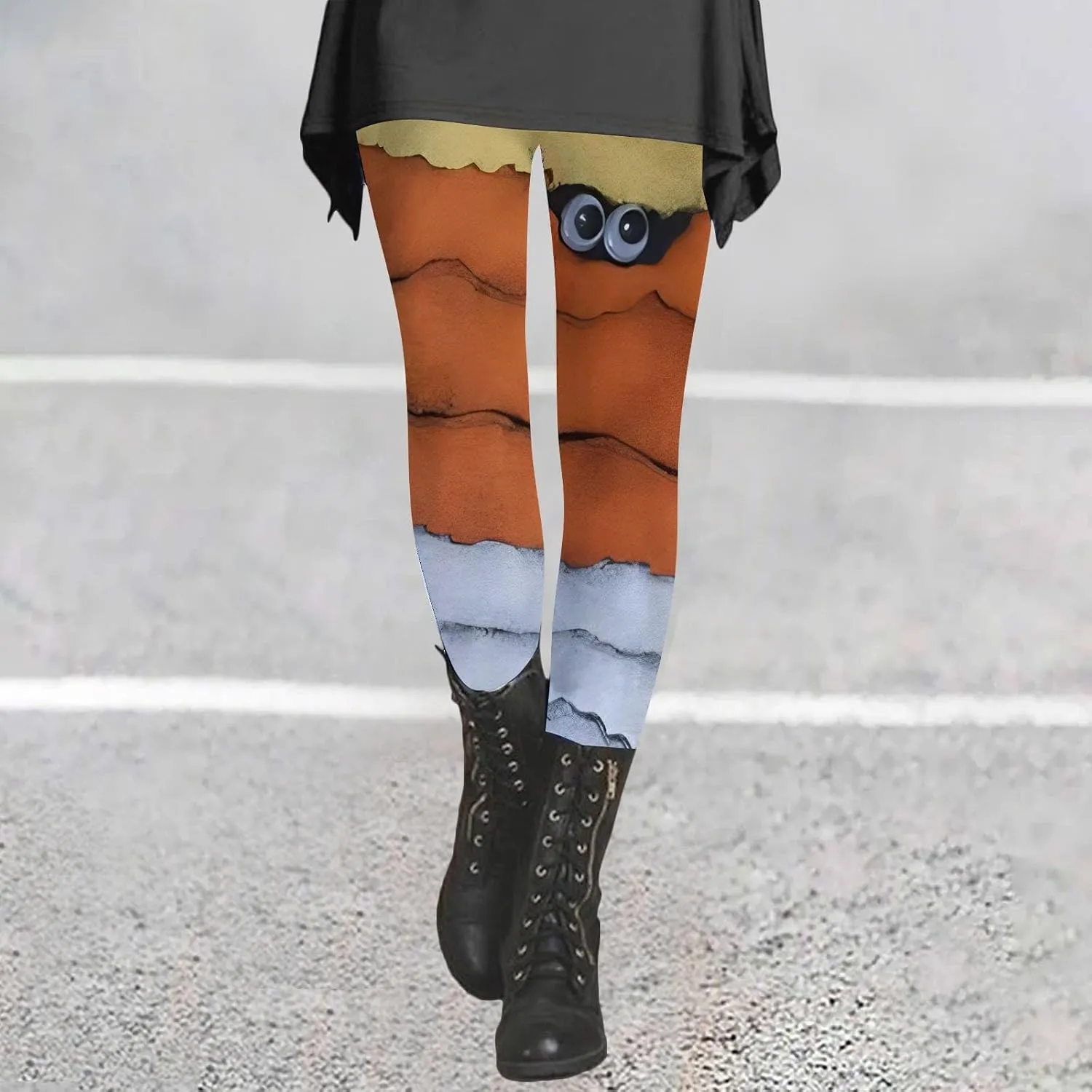 Christmas Tree Leggings for Women Warm Patterned Tights for Women Gym Pants for Woman