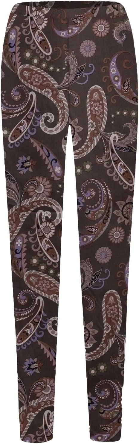 Christmas Tree Leggings for Women Warm Patterned Tights for Women Gym Pants for Woman