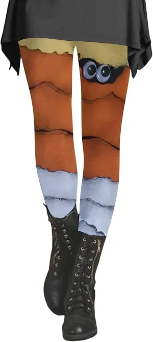 Christmas Tree Leggings for Women Warm Patterned Tights for Women Gym Pants for Woman