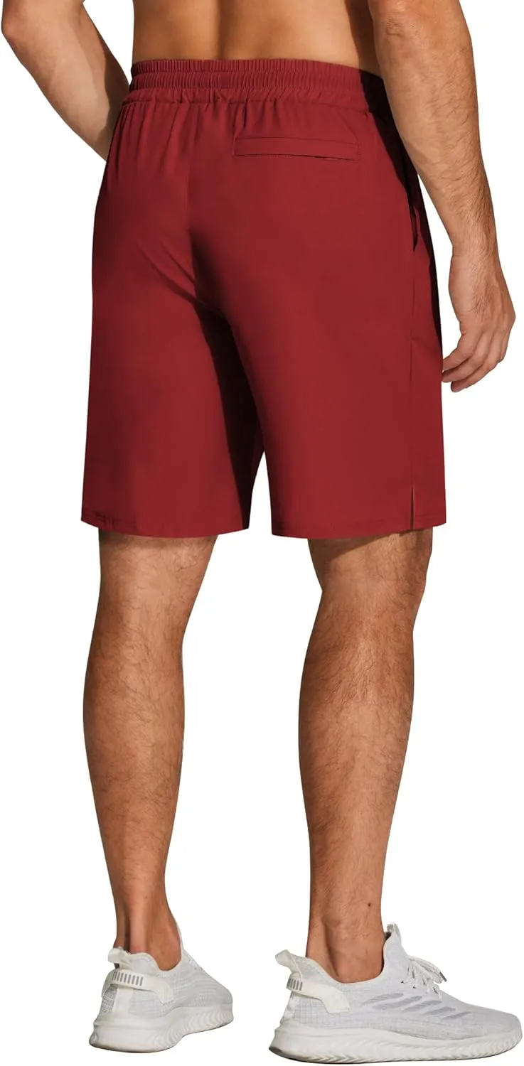 COOFANDY Men's Athletic Running Shorts Quick Dry Lightweight Gym Workout Training Sports Shorts with Pockets