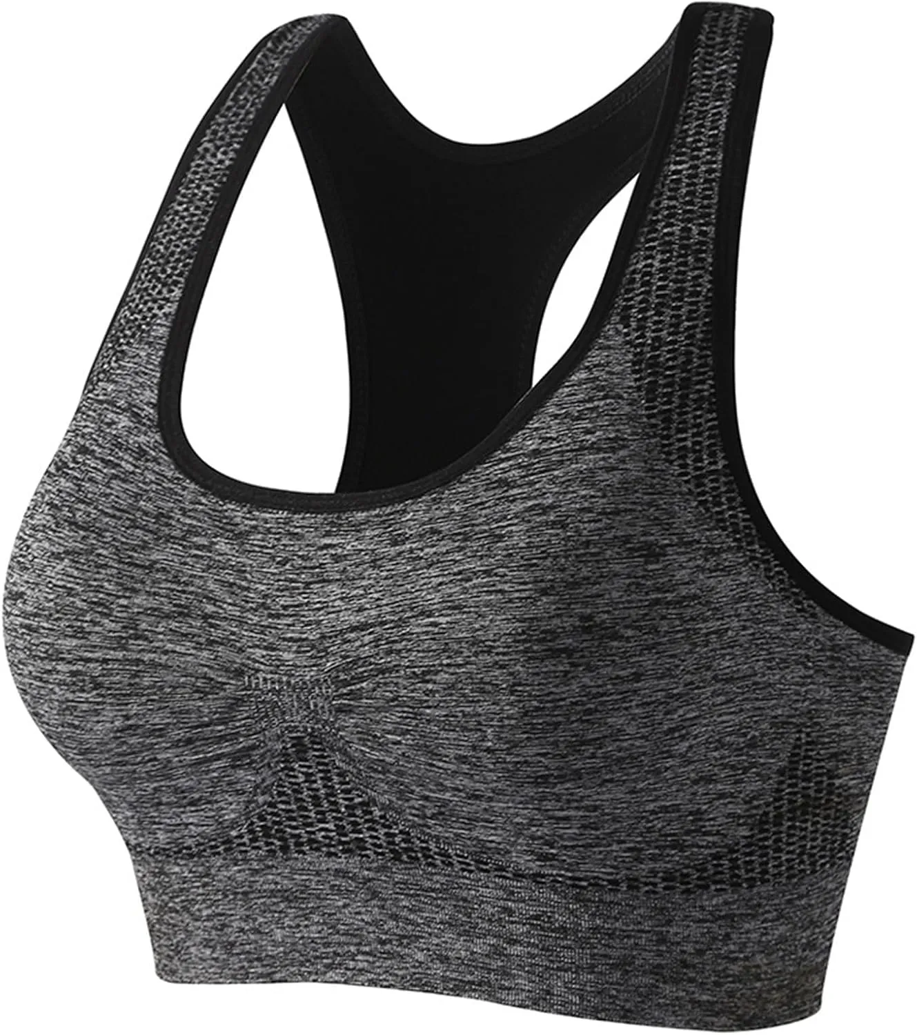 Cotton Sports Bras for Women High Support Large Bust Shockproof Gathering Wirefree No Underwire Quick Dry Underwear
