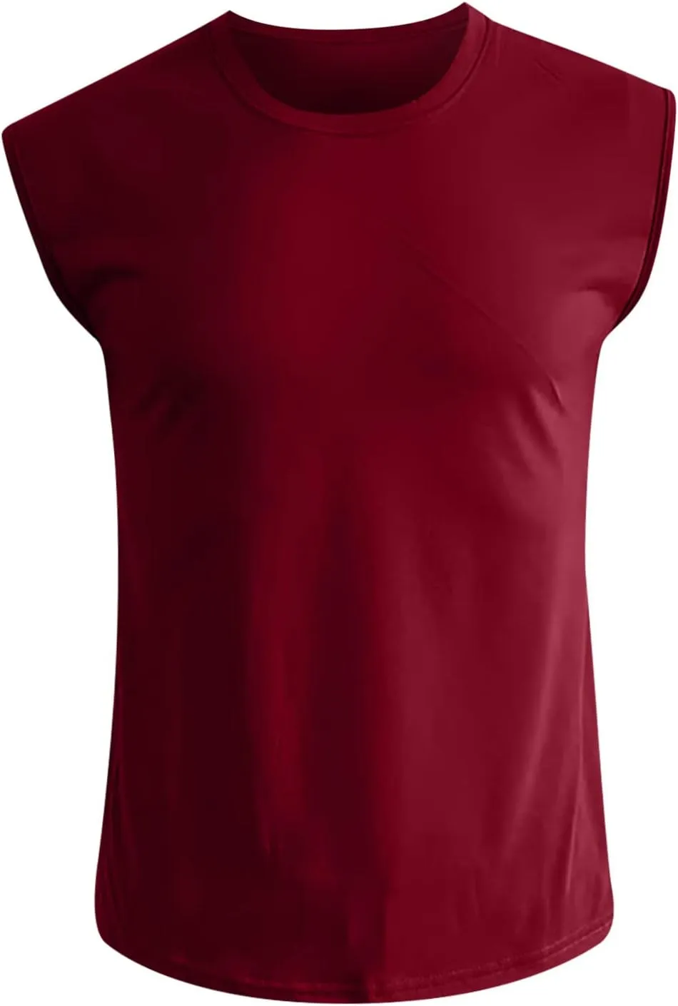 Cut Off Workout Tank Tops for Men Cap Sleeve Loose Athletic Muscle T-Shirt Athletic Sleeveless Gym Running Sport Vest