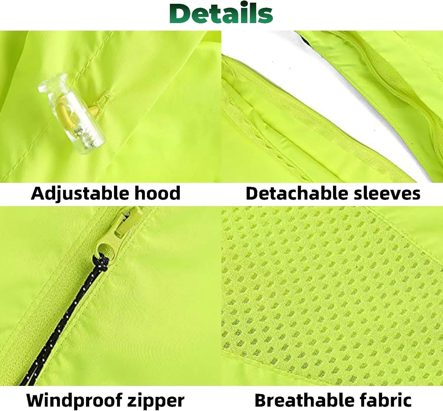 Cycling Waterproof Jackets For Men,High Visibility Breathable Sleeveless Jacket